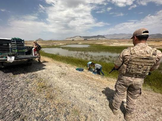 Ağrı'da biyokaçakçılara 1 milyon 465 bin lira ceza