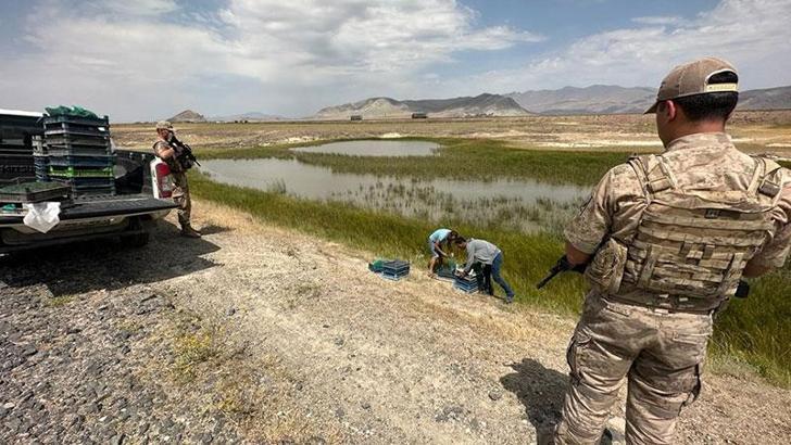 Ağrı'da biyokaçakçılara 1 milyon 465 bin lira ceza