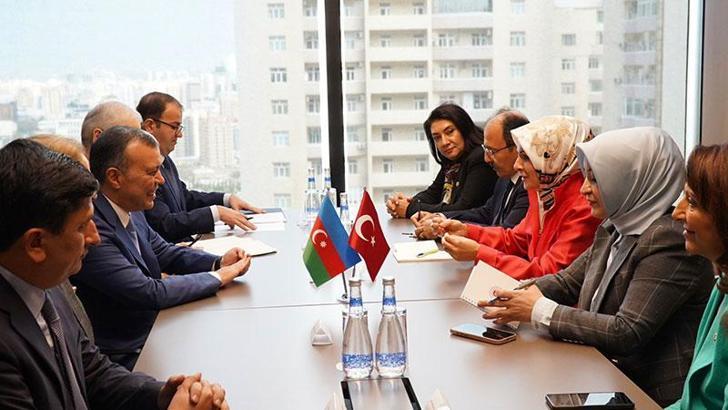 Bakan Göktaş, Azerbaycan Çalışma ve Halkın Sosyal Koruması Bakanı Babayev ile görüştü