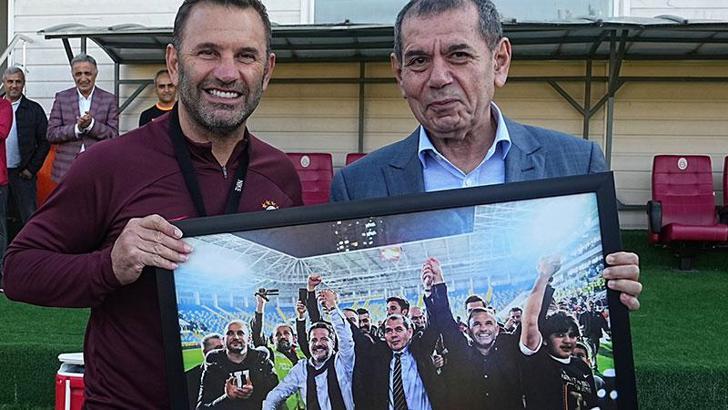 Galatasaray’da teknik direktör Okan Buruk’un doğum günü kutlandı