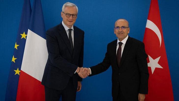 Bakan ÅžimÅŸek, Fransız mevkidaşıyla görüÅŸtü