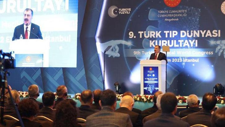 Türk Tıp Dünyası Kurultayı'nda Bakan Koca'dan Gazze mesajı