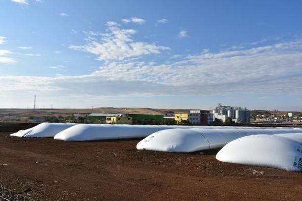 Batman'da TMO depoları yetersiz kalınca Tahıl Torbalama Sistemleri kuruldu