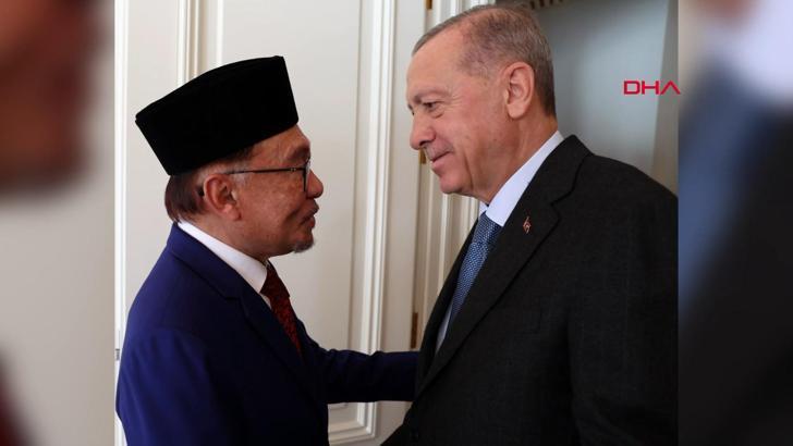 Cumhurbaşkanı Erdoğan ile Malezya Başbakanı İbrahim'in görüşmesi sona erdi