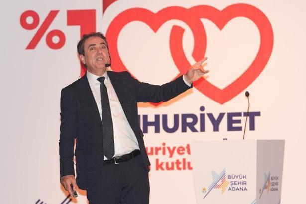 Adana'da Cumhuriyetin 100. yıl kutlamaları