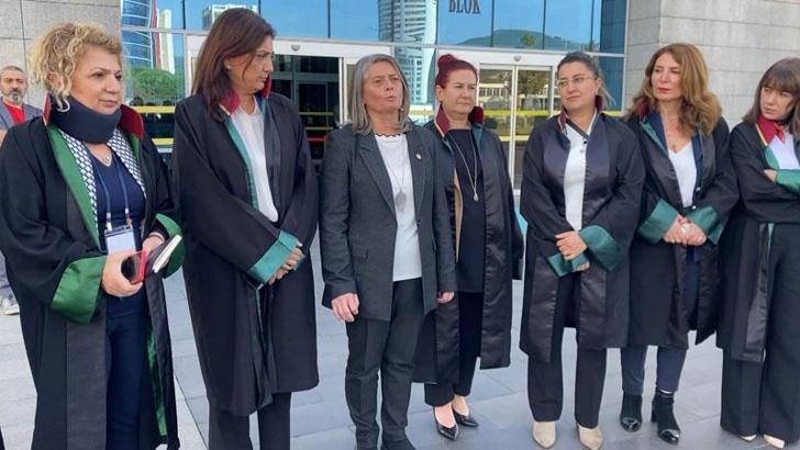 6 yaşında evlendirme davasının ardından adliye önünde açıklamalar