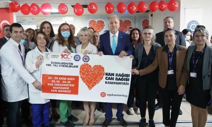 Ege Üniversitesi'nden '100. Yıl Kan Bağışı Can Bağışı Kampanyası'
