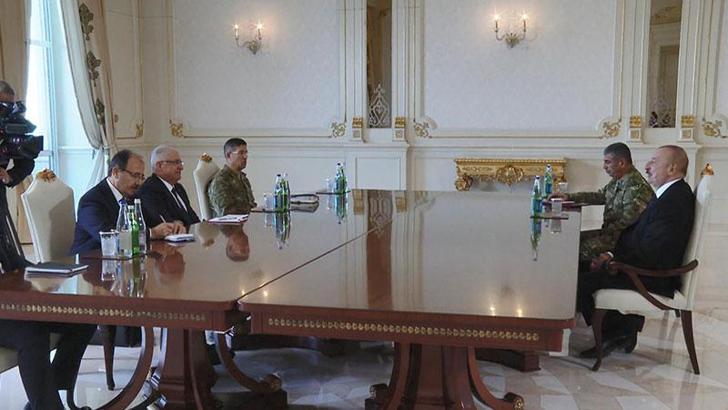 Bakan Güler, Azerbaycan Cumhurbaşkanı Aliyev ile görüştü