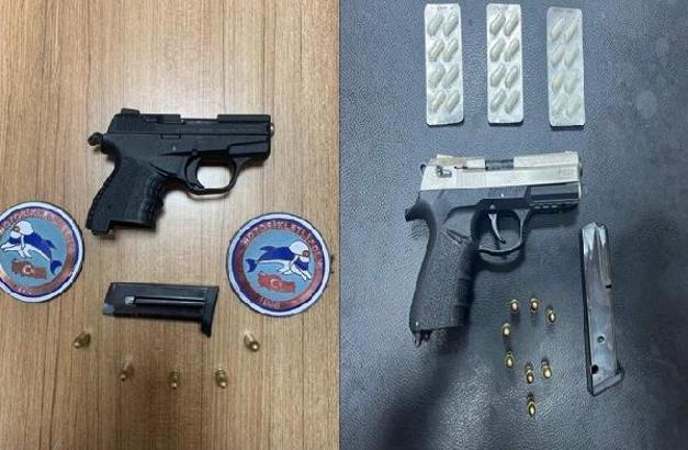 Elazığ’da 3 ruhsatsız tabanca ele geçirildi