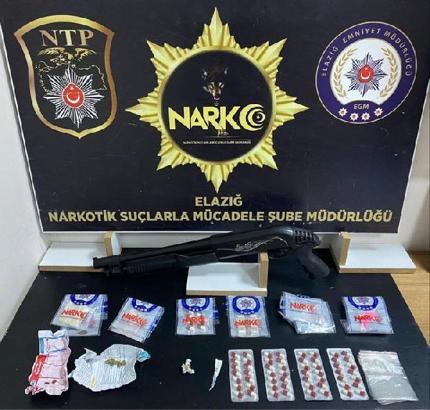 Elazığ’da uyuşturucu operasyonunda 1 tutuklama