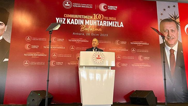 Bakan Yerlikaya: Yerel seçimde muhtarlarımıza çok önemli görevler düşüyor