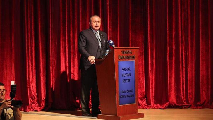 Eski TBBM Başkanı Şentop: Büyük İsrail hedefinde Türkiye topraklarının bir kısmı da var