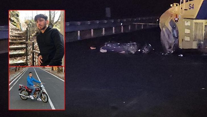 Kapalı olan yolda iş makinesine çarpan motosikletteki 2 kişi öldü