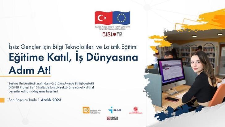Gençlere istihdam sağlamayı hedefleyen DIGI-TR Projesi'nde eğitimler başlıyor