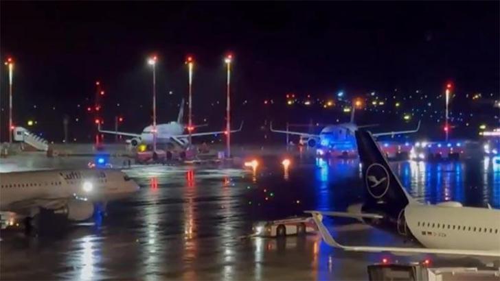 THY uçağı Hannover Havalimanı'na iniş yapmak zorunda kaldı