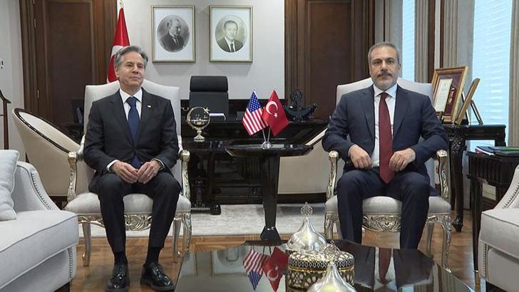 Bakan Fidan, ABD'li mevkidaşı Blinken ile bir araya geldi