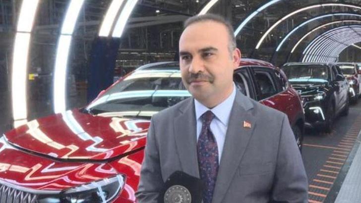 Bakan Kacır: Banttan inen Togg sayısı 10 bini aştı