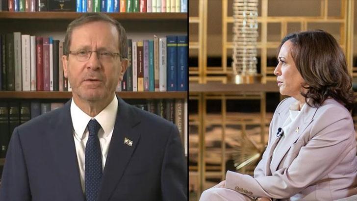 ABD Başkan Yardımcısı Harris, İsrail Cumhurbaşkanı Herzog ile telefonda görüştü