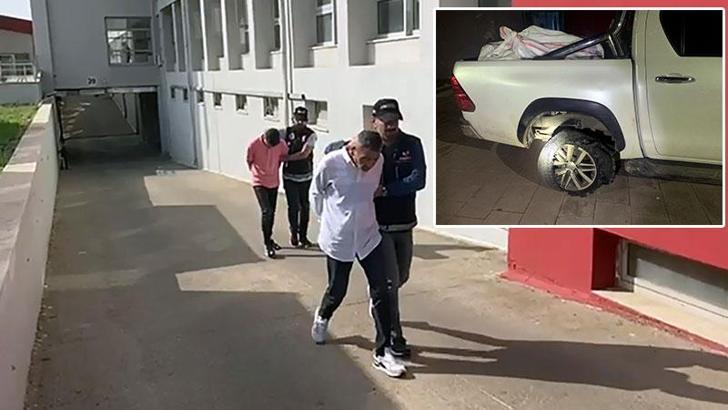 122 kilo skunk ile 'dur' ihtarına uymayıp kamyonetle kaçtı; polis lastiğe ateş ederek yakaladı