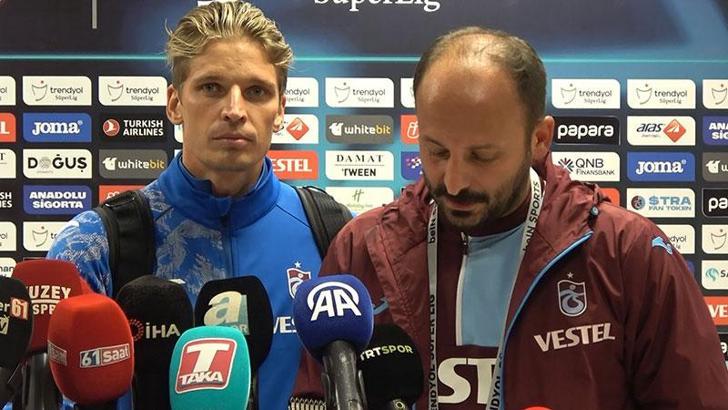 Trabzonsporlu Larsen: Maçın genelinden mutlu değildik