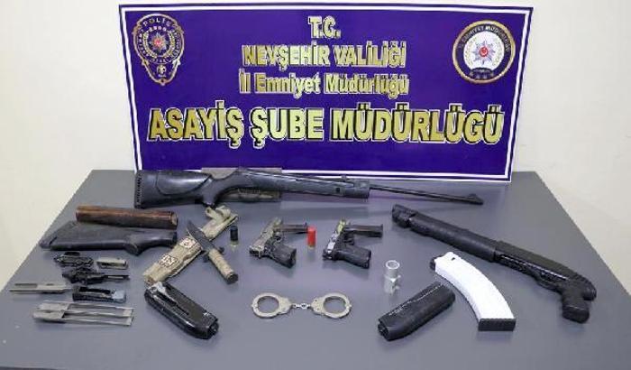 Nevşehir'de iş yerini yağmalayan 4 şüpheli yakalandı