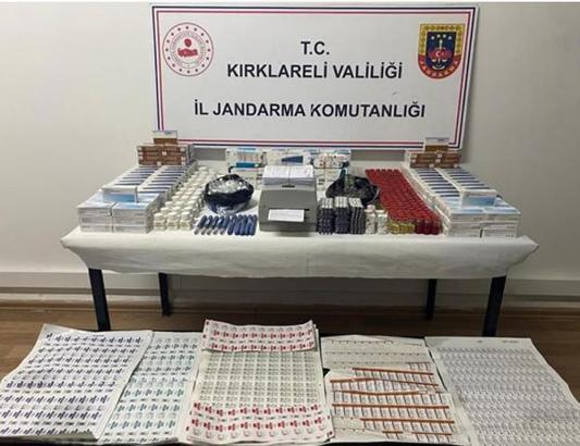 Kırklareli'de jandarmanın kaçakçılık operasyonlarında 14 tutuklama