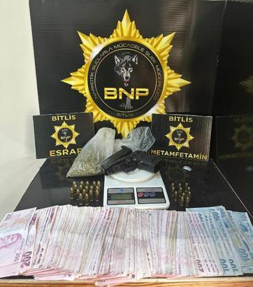 Bitlis'te uyuşturucu operasyonunda 2 tutuklama
