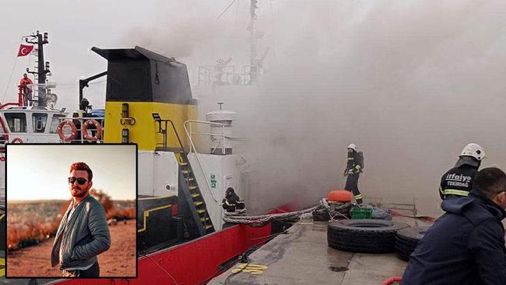 Römorkörde çıkan yangında dumandan etkilendi