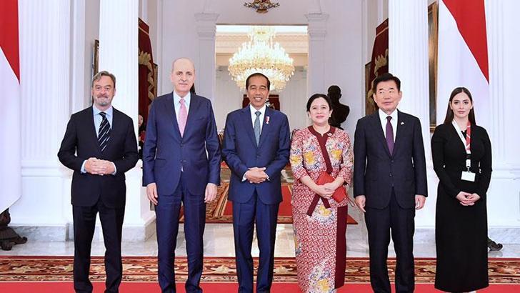 TBMM BaÅŸkanı KurtulmuÅŸ, Endonezya CumhurbaÅŸkanı Widodo ile görüÅŸtü