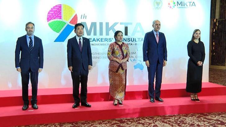 TBMM Başkanı Kurtulmuş, MIKTA aile fotoğrafı çekimine katıldı