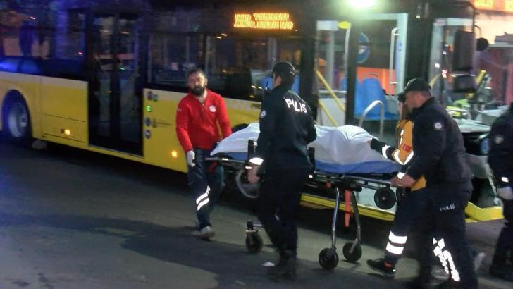 Sancaktepe'de İETT otobüsünün çarptığı kadın hayatını kaybetti