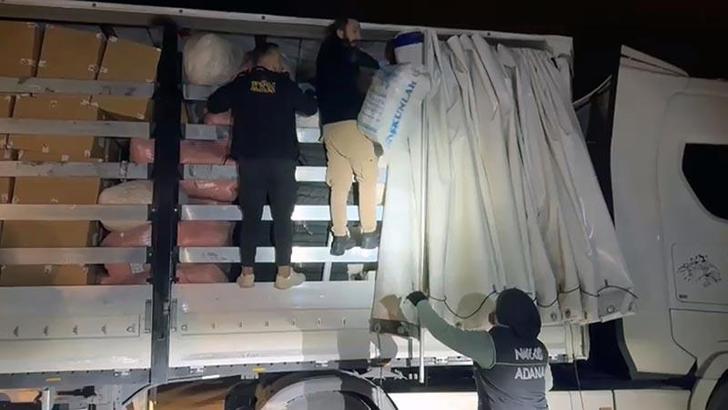 Adana’daki Narkogüç-36 operasyonunda 64 kilo skunk ele geçirildi