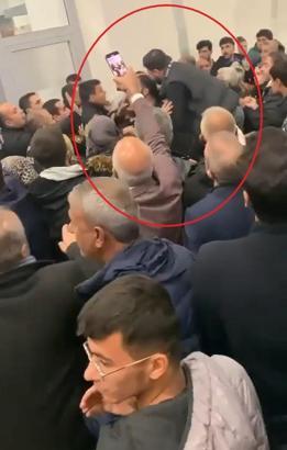 Diyarbakır Havalimanı'nda 'karşılama' arbedesi