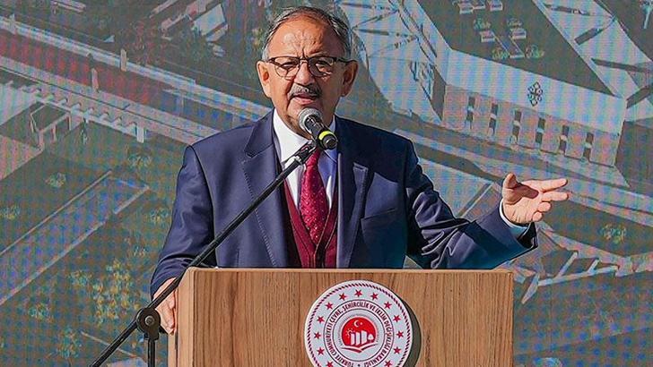 Bakan Özhaseki: Depremzedeler için yapılan 200 bin konut yakında bitecek