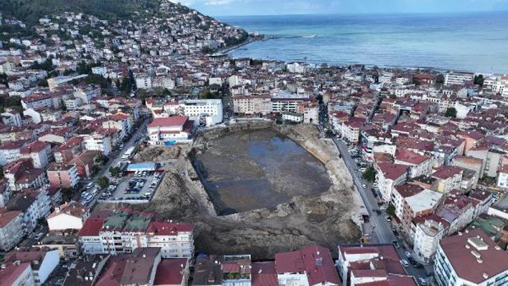 Ordu’daki Millet Bahçesi projesindeki otoparka yeni düzenleme