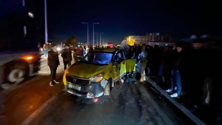 Şırnak’ta TIR ile taksi çarpıştı: 2 ölü, 5 yaralı