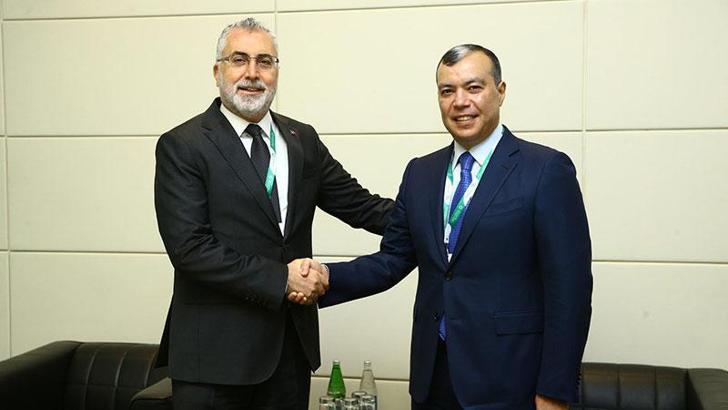 Bakan Işıkhan, Azerbaycanlı mevkidaşı Babayev ile görüştü