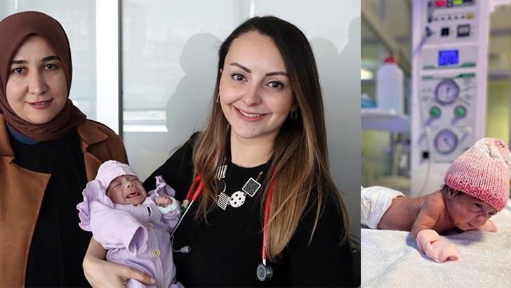 515 gram doğan Elif bebek, 98 günlük tedavi sonrası hayata tutundu