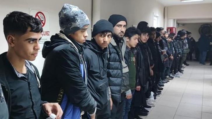 Kırklareli'de 41 kaçak göçmen yakalandı