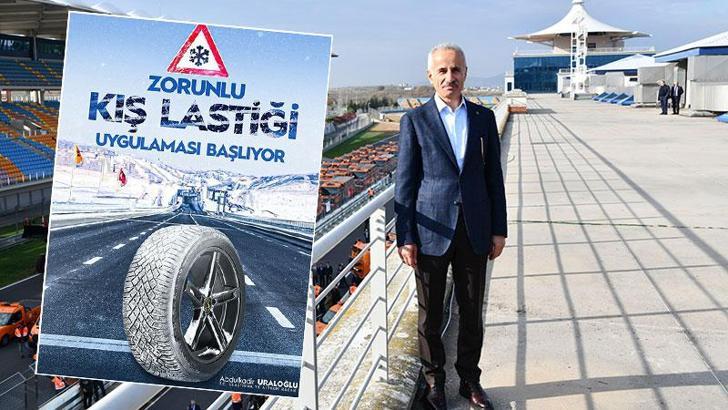 Bakan Uraloğlu: Kış lastiği için kar yağmasını beklemeyin