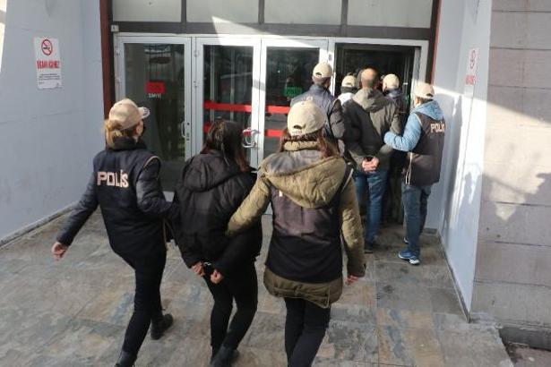 Eskişehir'de eylem hazırlığında yakalanan 5 terör şüphelisi adliyede