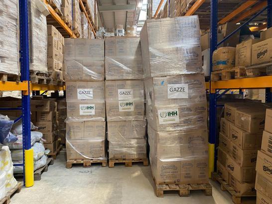 İHH'dan Gazze'ye 8 TIR'lık insani yardım