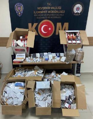 3 farklı kaçak tütün operasyonunda 5 gözaltı