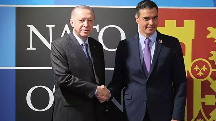 Cumhurbaşkanı Erdoğan, İspanya Başbakanı Sanchez ile telefonda görüştü