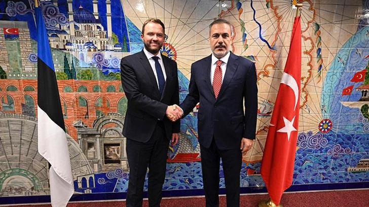Bakan Fidan, Estonya ve Arnavutluk Dışişleri Bakanlarıyla görüştü