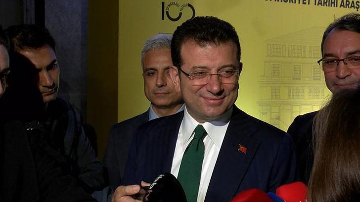 İmamoğlu gazetecilerin sorularını yanıtladı