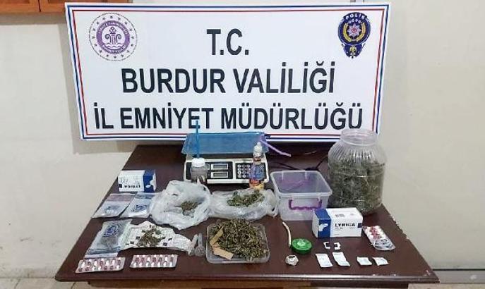 Burdur'da uyuşturucu operasyonları
