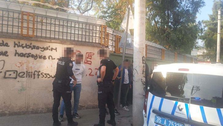 Buca'da, okul çevresinde yapılan uyuşturucu denetimlerinde 405 şüpheli gözaltına alındı