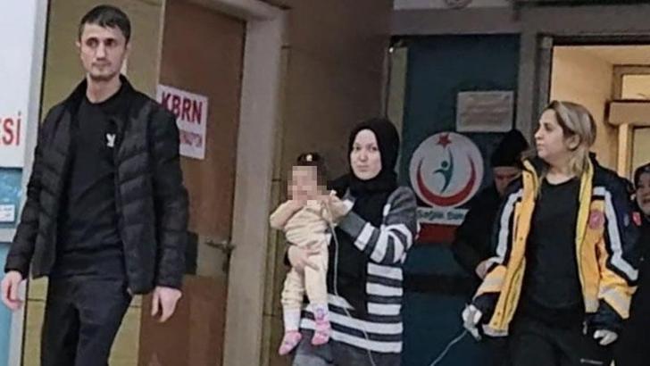 Yüzey temizleme deterjanı içen Zeynep bebek zehirlendi
