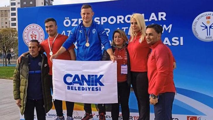 Özel Sporcu Ali Topaloğlu, Türkiye Şampiyonu oldu